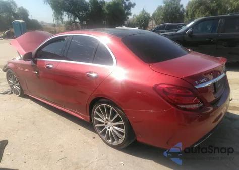 2016 Mercedes-Benz C 300 Luxury/Sport from USA, damaged, VIN 55SWF4JB5GU156044